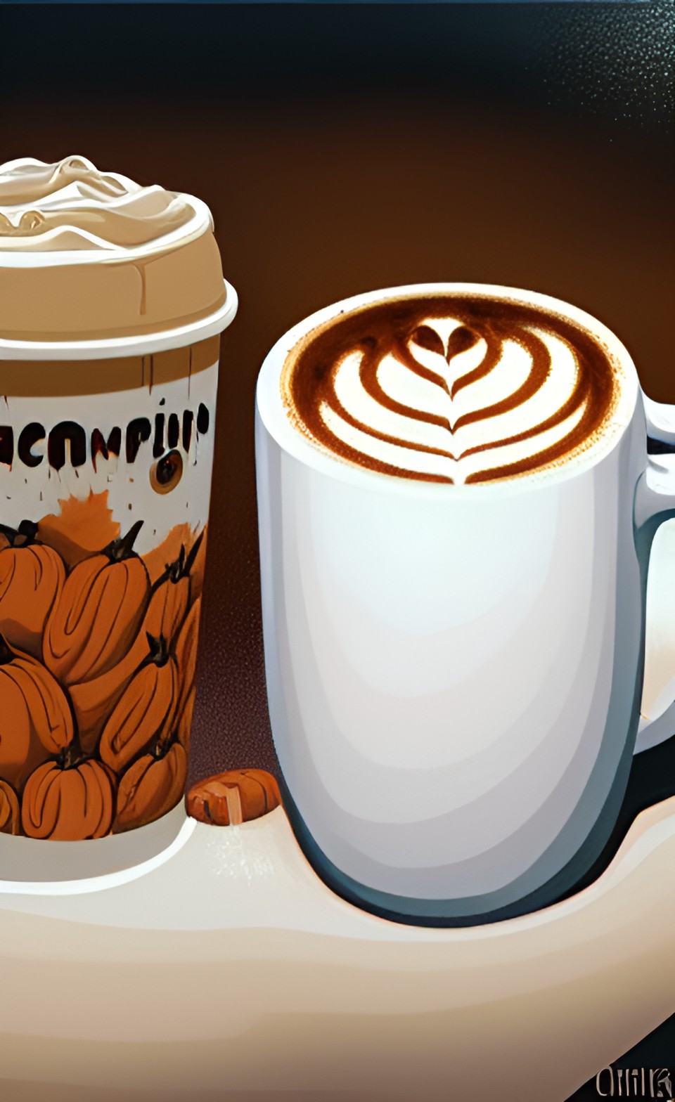 pumpkin spice latte preview