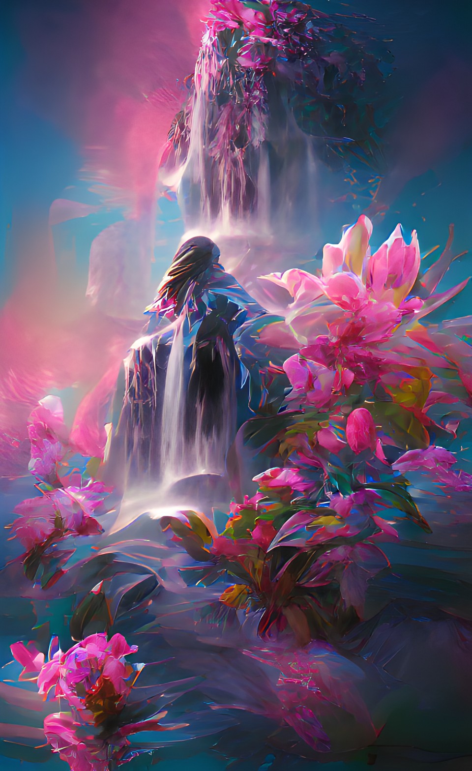 waterfall floral mystic soft preview