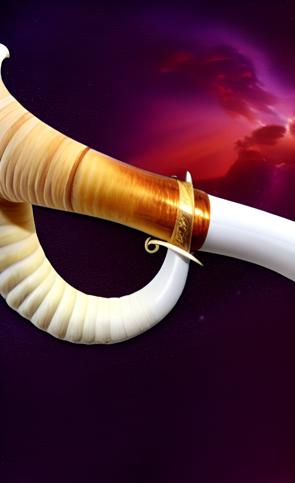 wake up, end of the world, ram's horn shofar trumpet spiral from creation to new creation, creation of the world preview