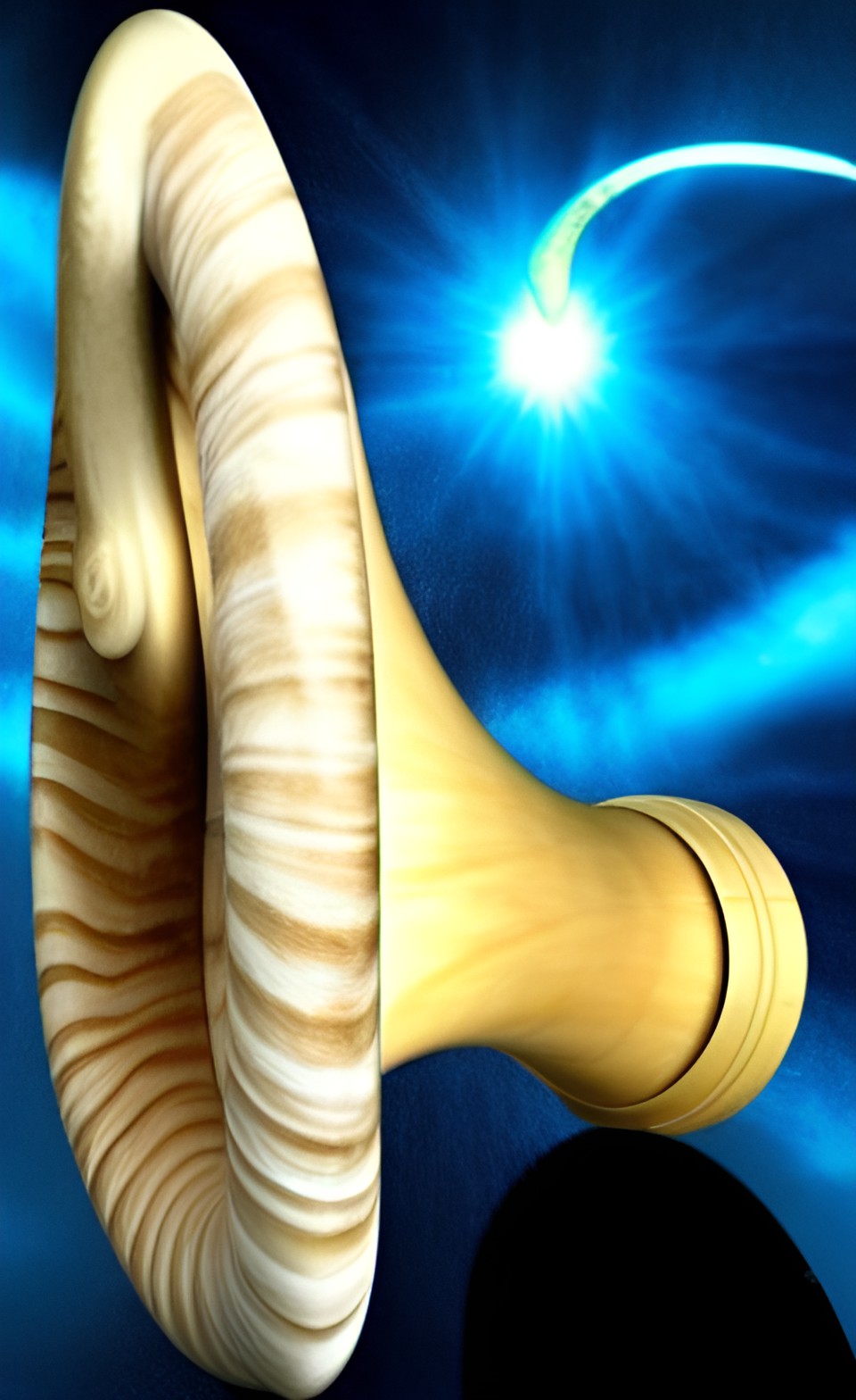 wake up, end of the world, ram's horn shofar trumpet spiral from creation to new creation, creation of the world preview