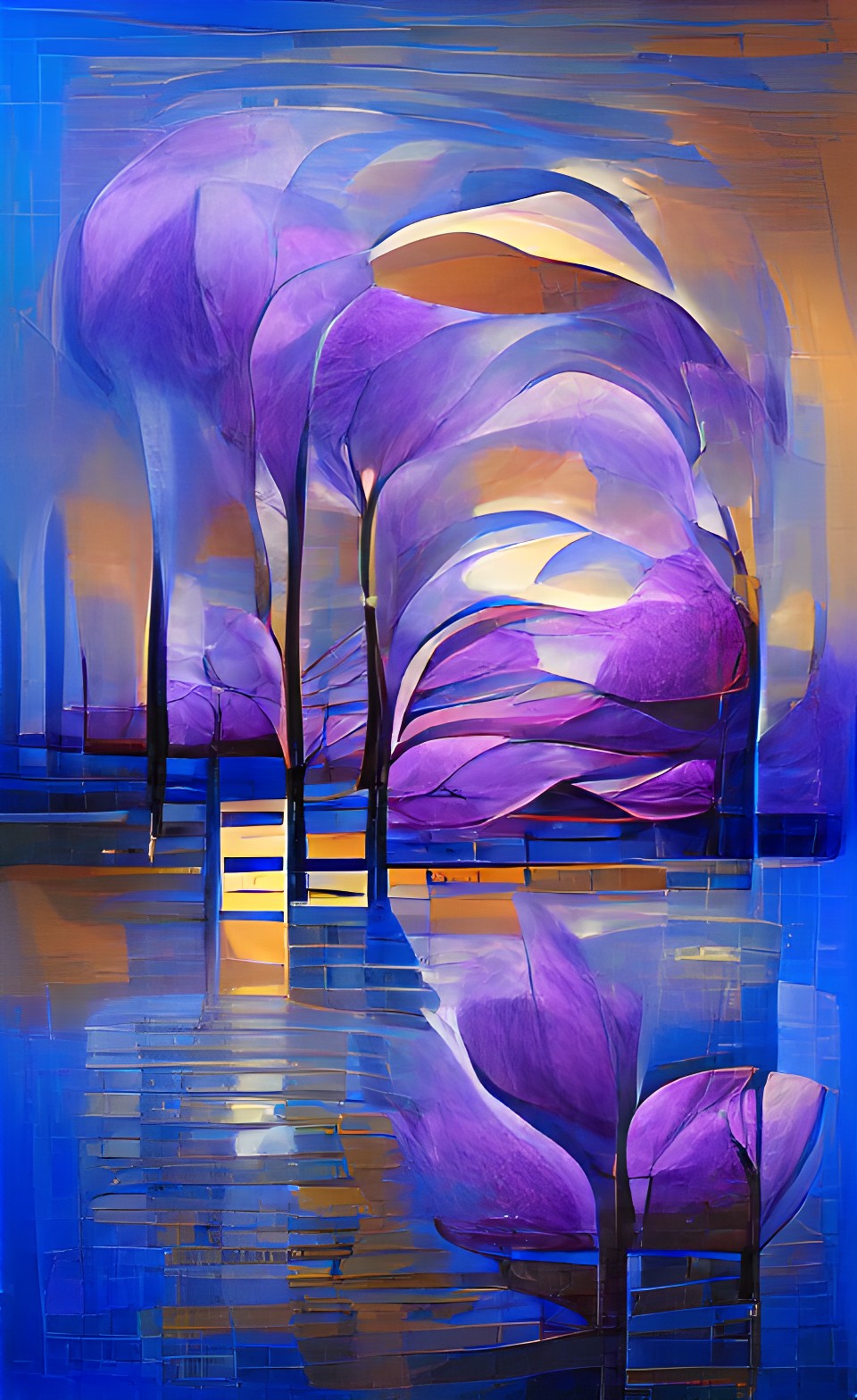 mieke fielmich art blue purple preview