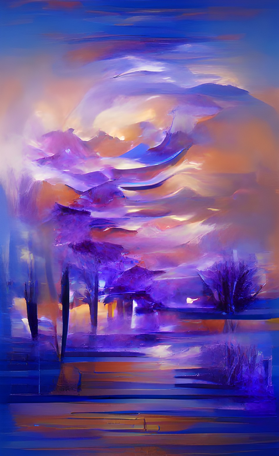 mieke fielmich art blue purple preview