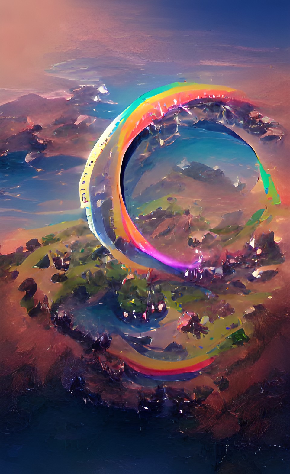 rainbow circle preview