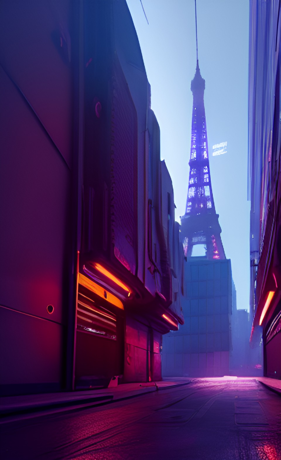 cyberpunk paris preview