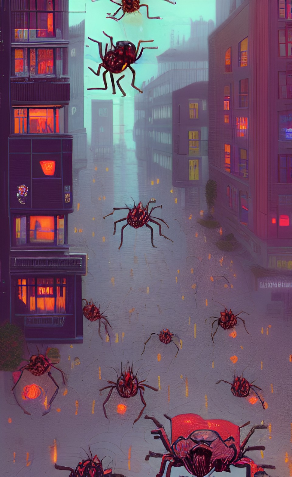 innumerable spiders on a rampage through a small town preview