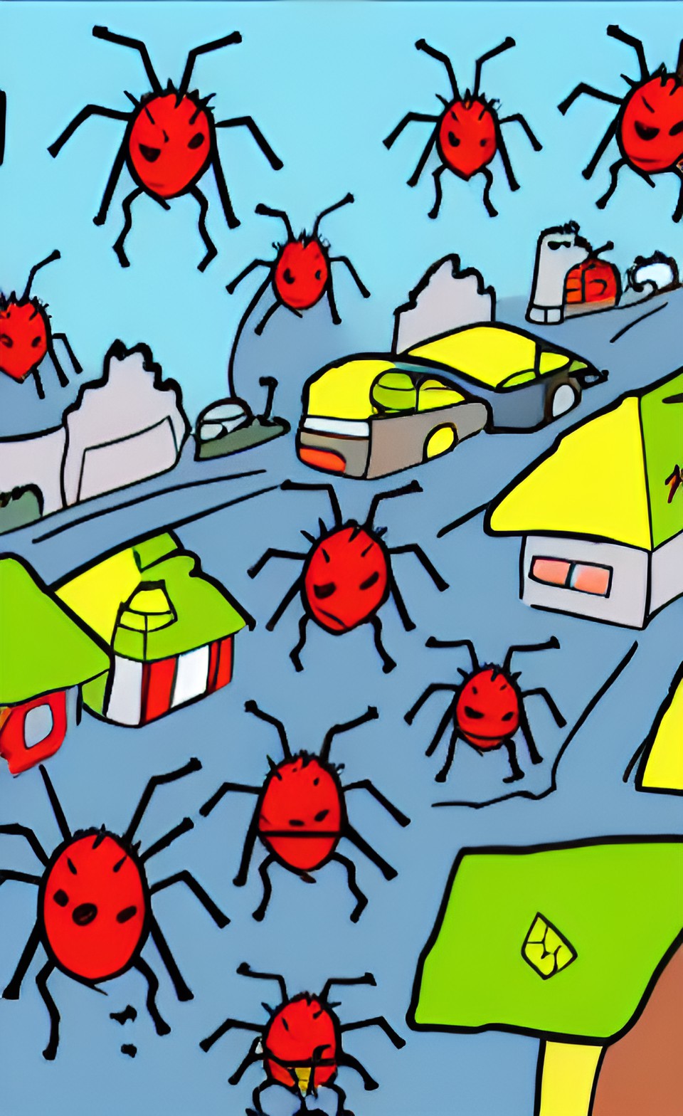 innumerable spiders on a rampage through a small town preview