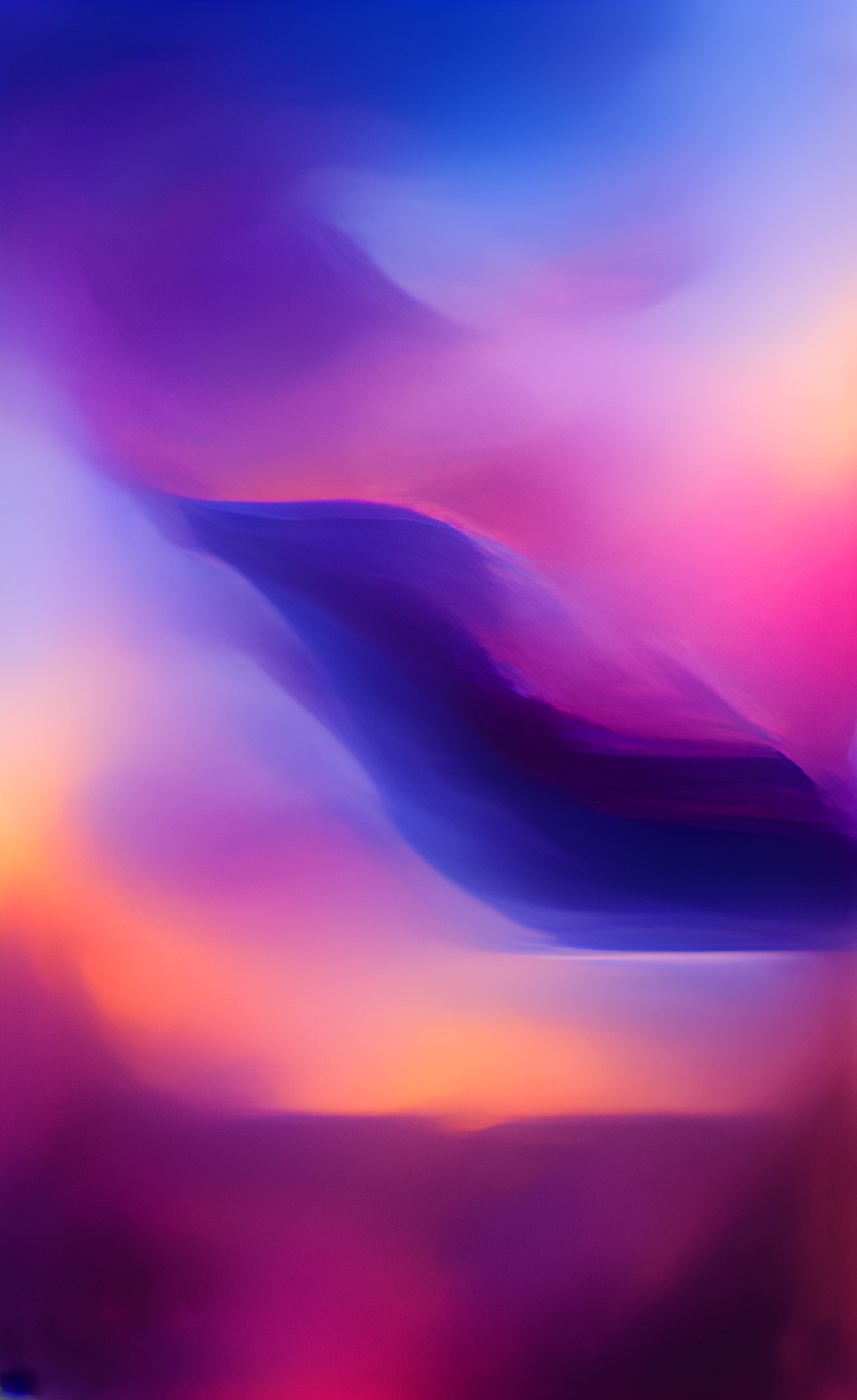 vertical shapes composition spirit guidedance purple blue smooth lines soft gradient glow preview