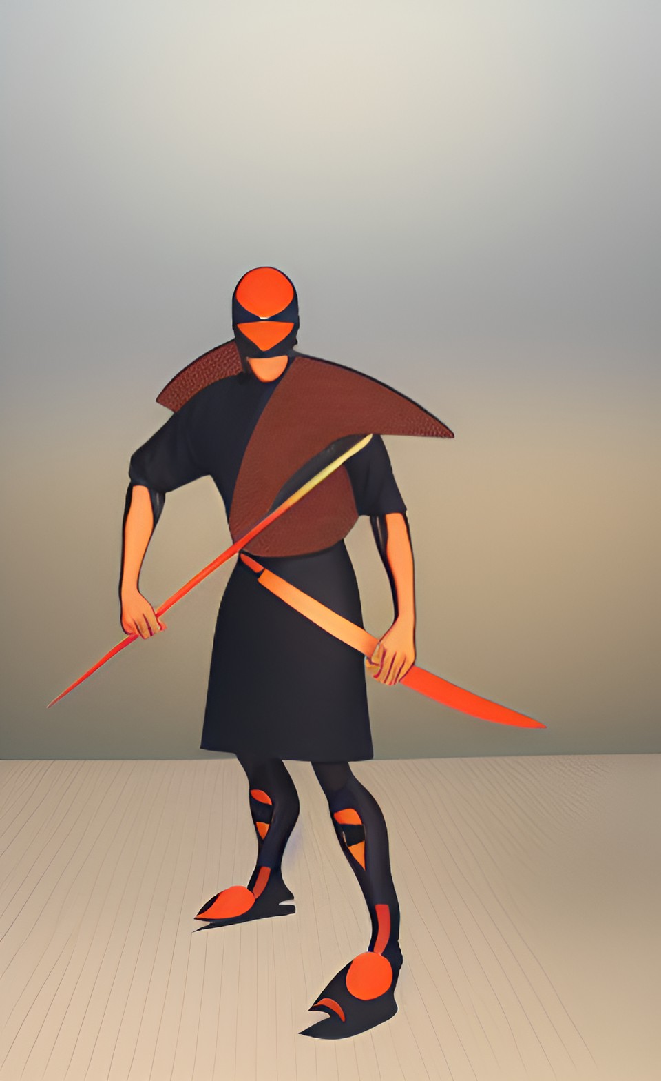 ninja with blades preview