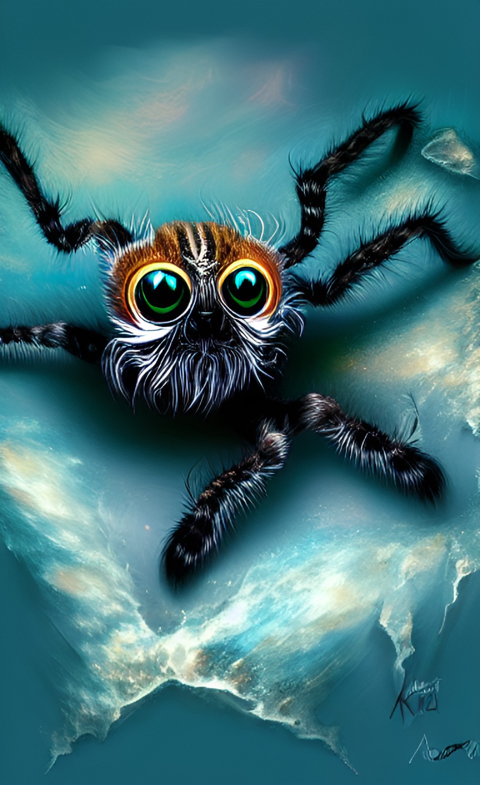 jumping spider cat preview