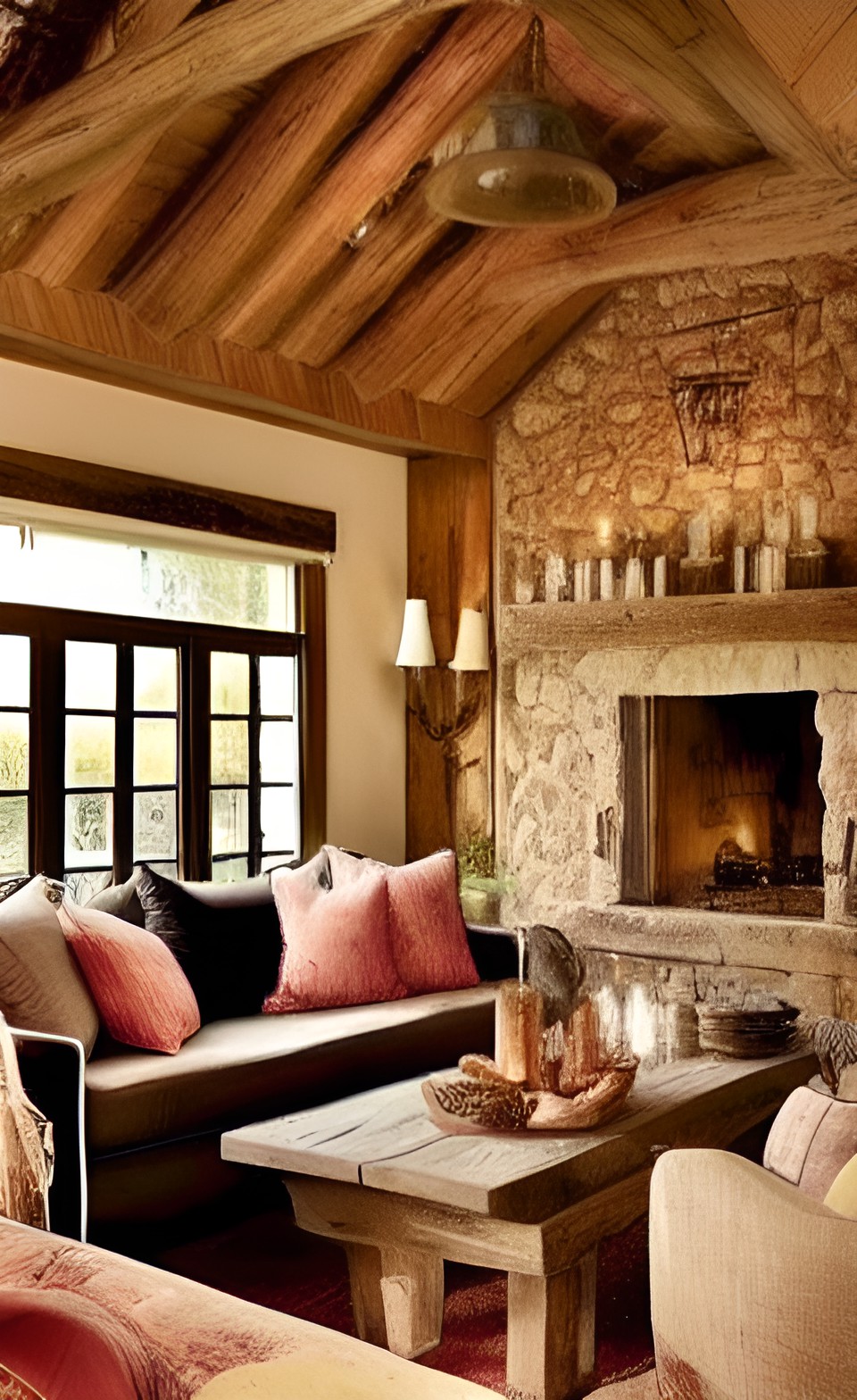 living room, romantic rustic preview