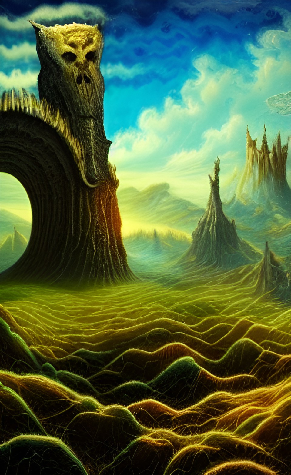 bizarre, fantastical, landscape preview