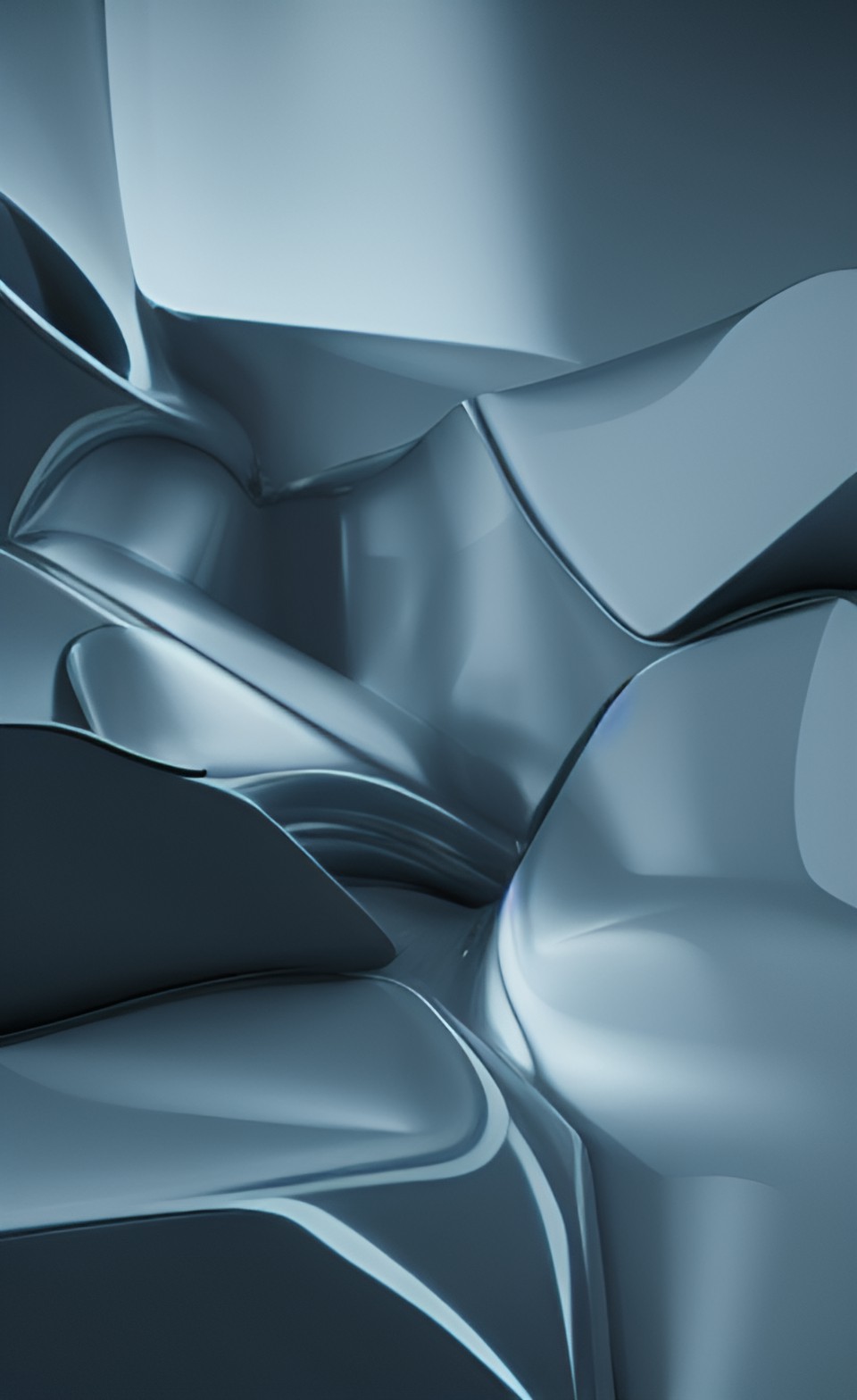 abstract 3d glossy shapes, fluctuating morphing geometric shapes, vray render preview