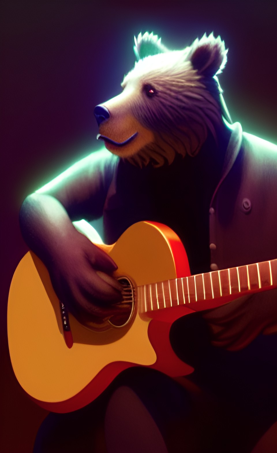 Bear play guitar - bear play guitar ,"rock star" preview