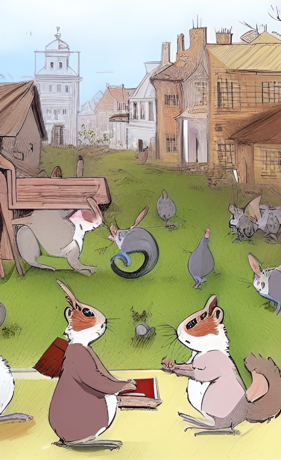 a small town overrun with gerbils and squirrels preview