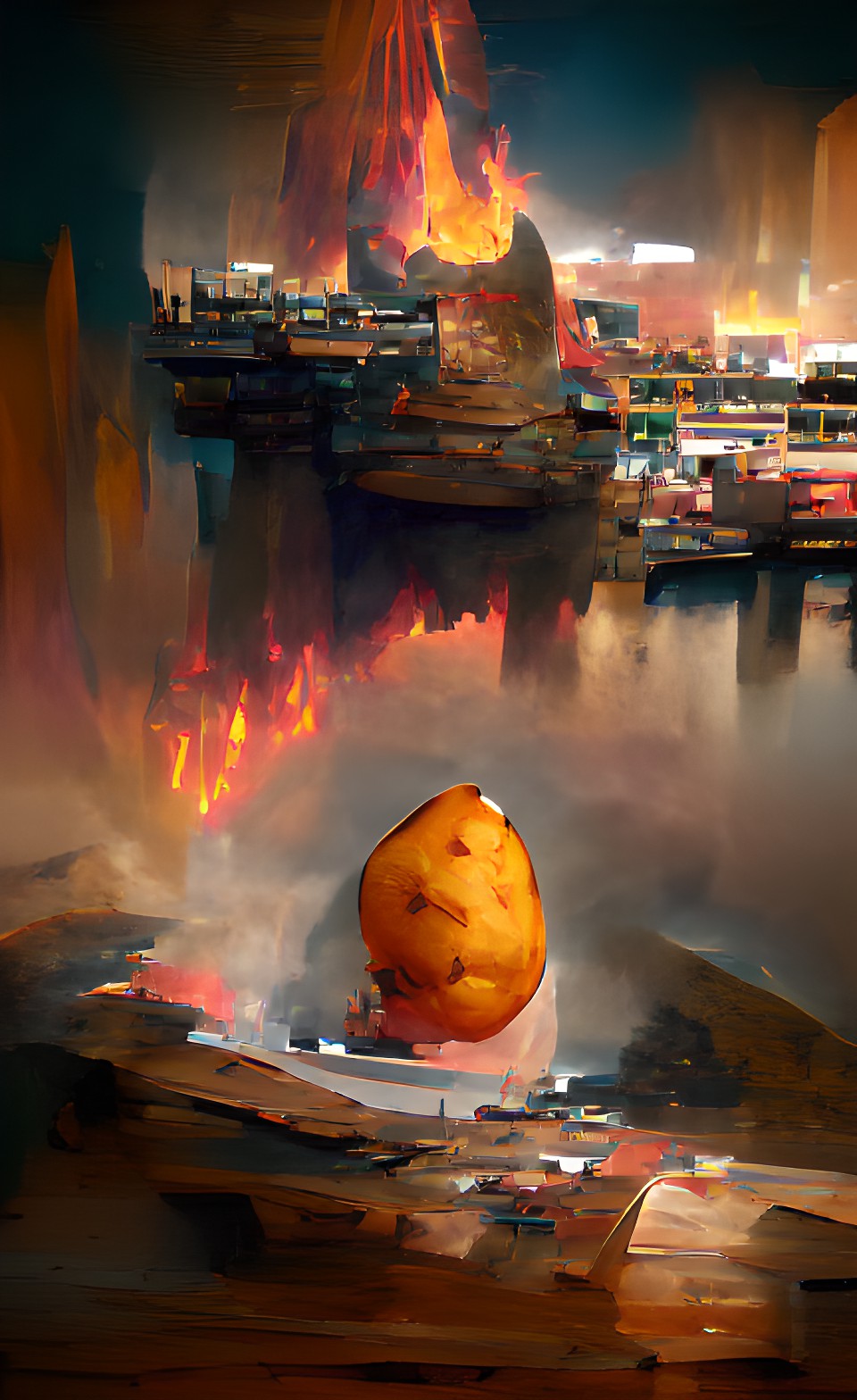 flaming potato preview