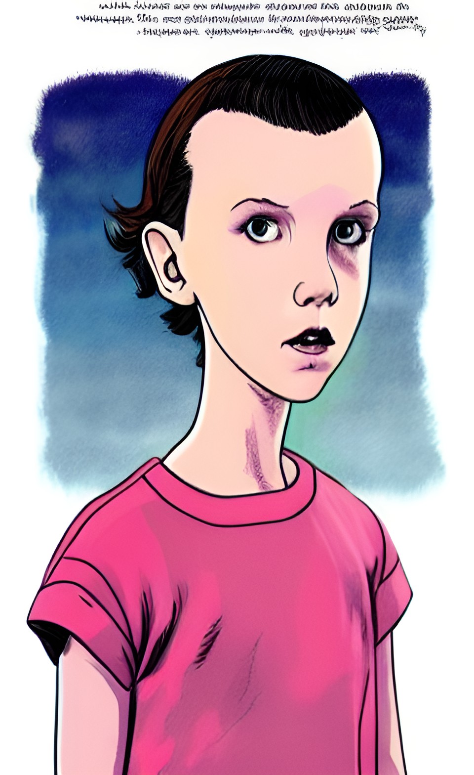 millie bobby brown as eleven from stranger things preview