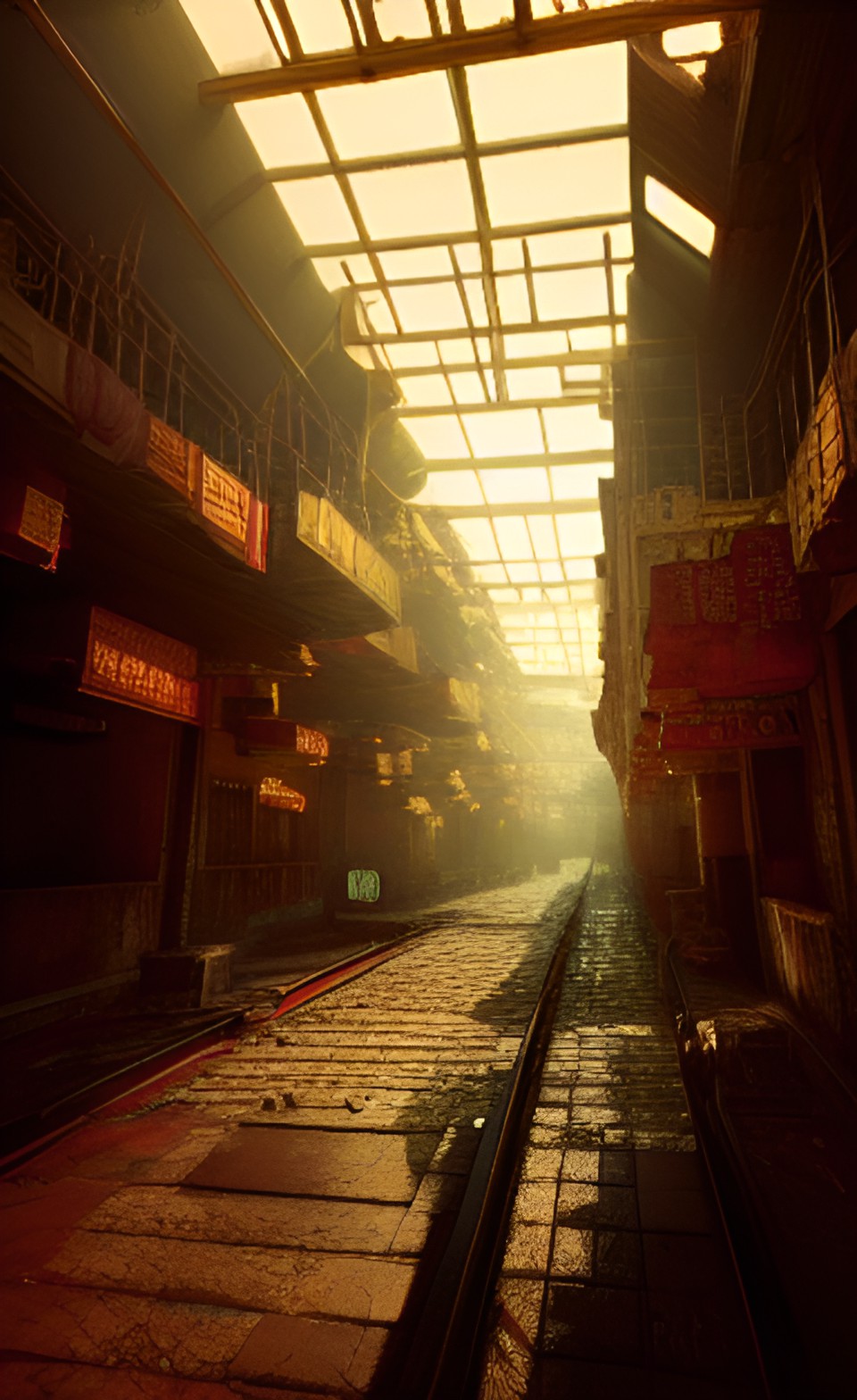 golden rail kowloon walled city preview