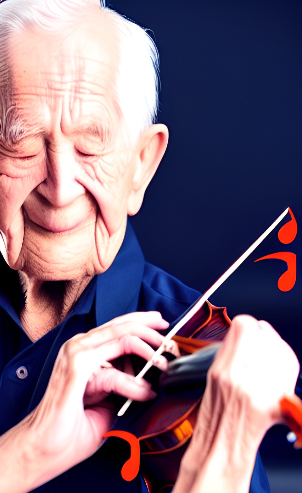 elderly music violin dancing preview