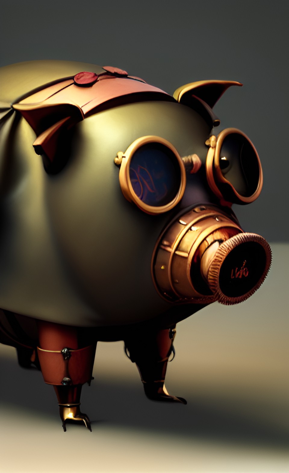 steampunk pig guard preview