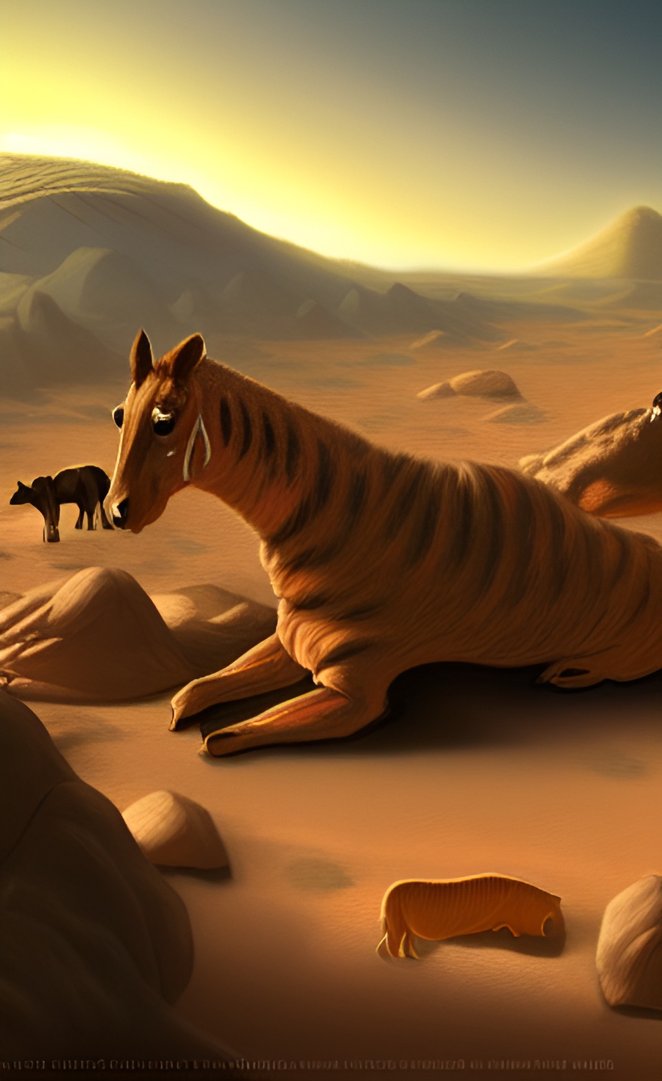 heards of animals on a terraformed mars (artists conception) preview