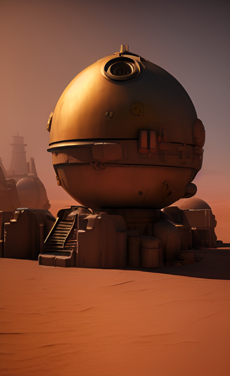 steampunk trash compactor tatooine preview