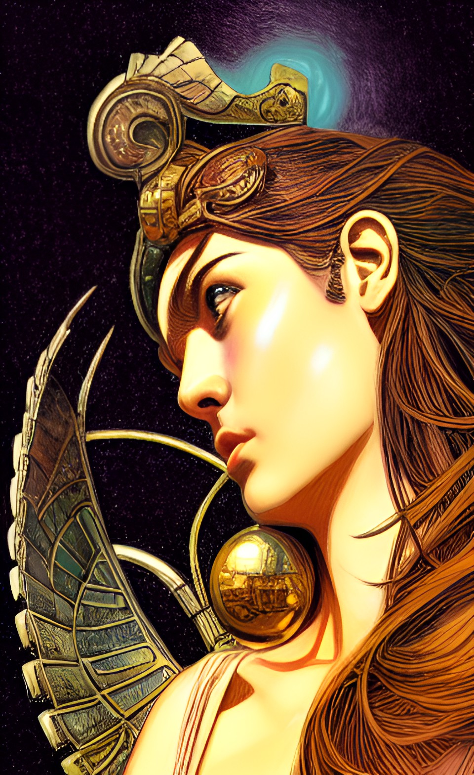 Athena - greek mythology athena realistic preview