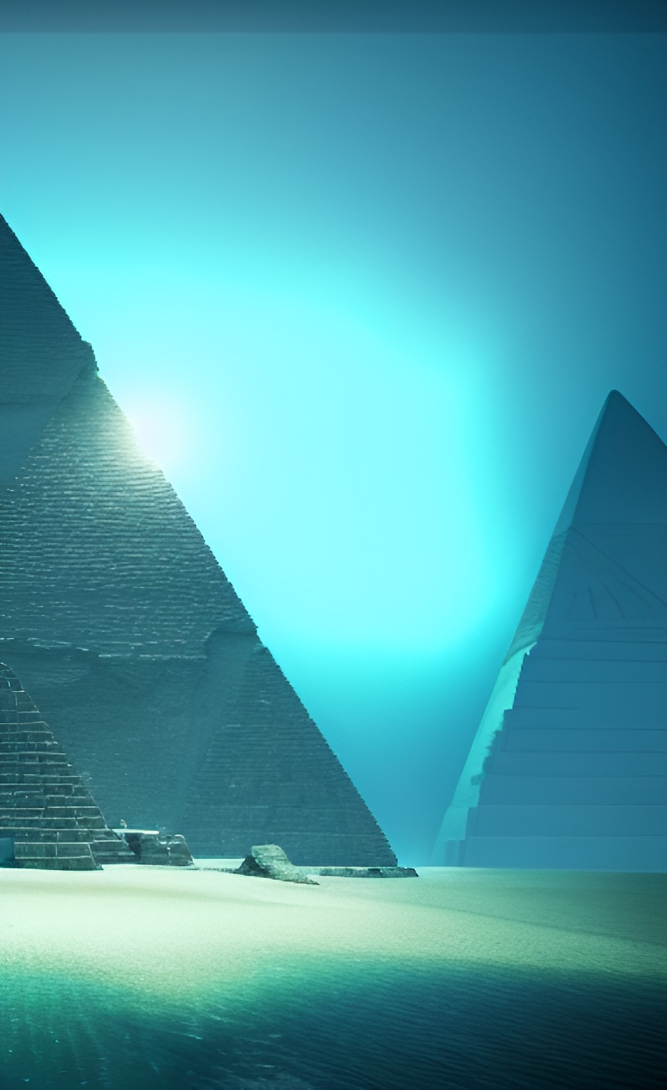 pyramids underwater preview