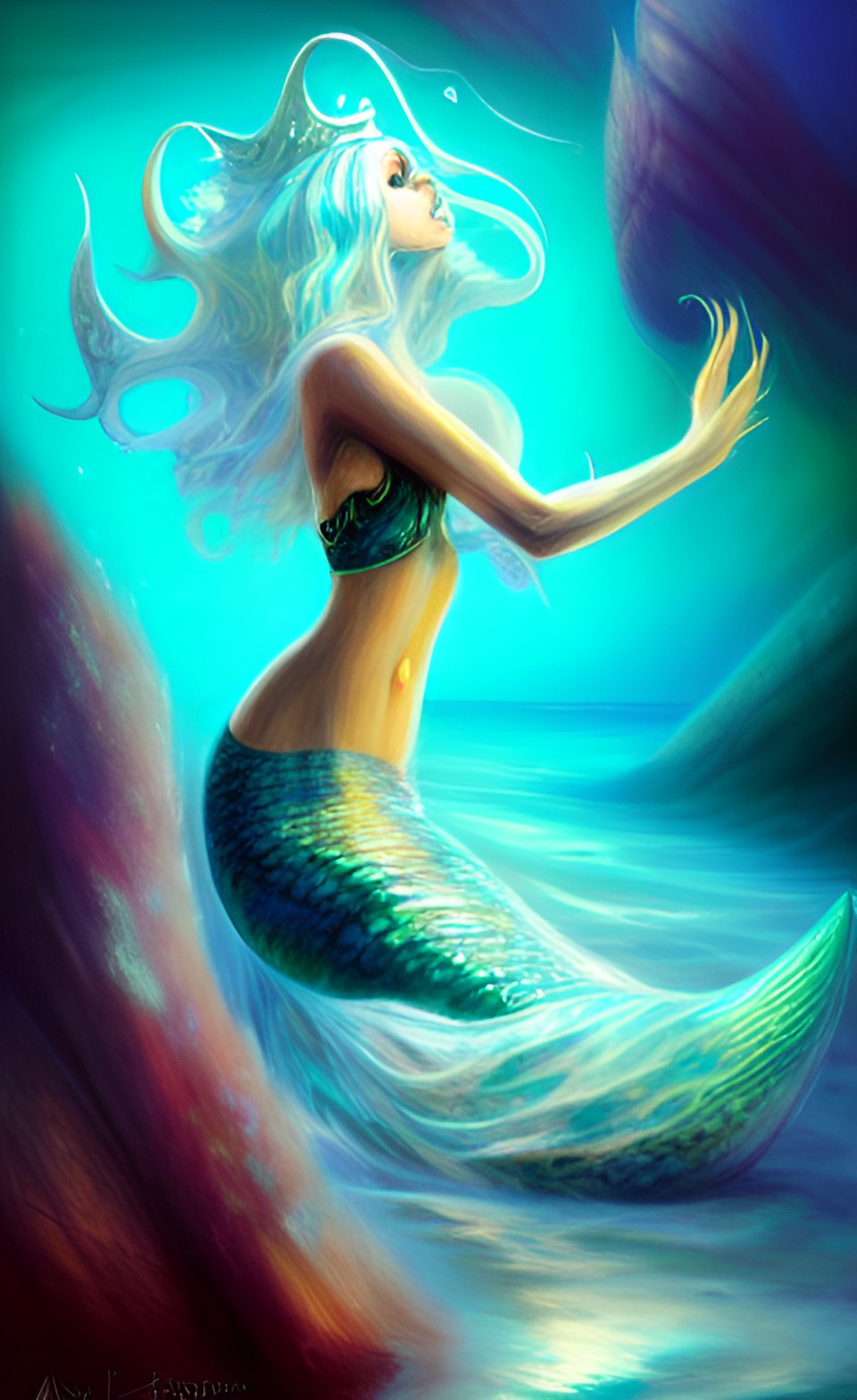 a mermaid siren beaches sand mystical creature preview