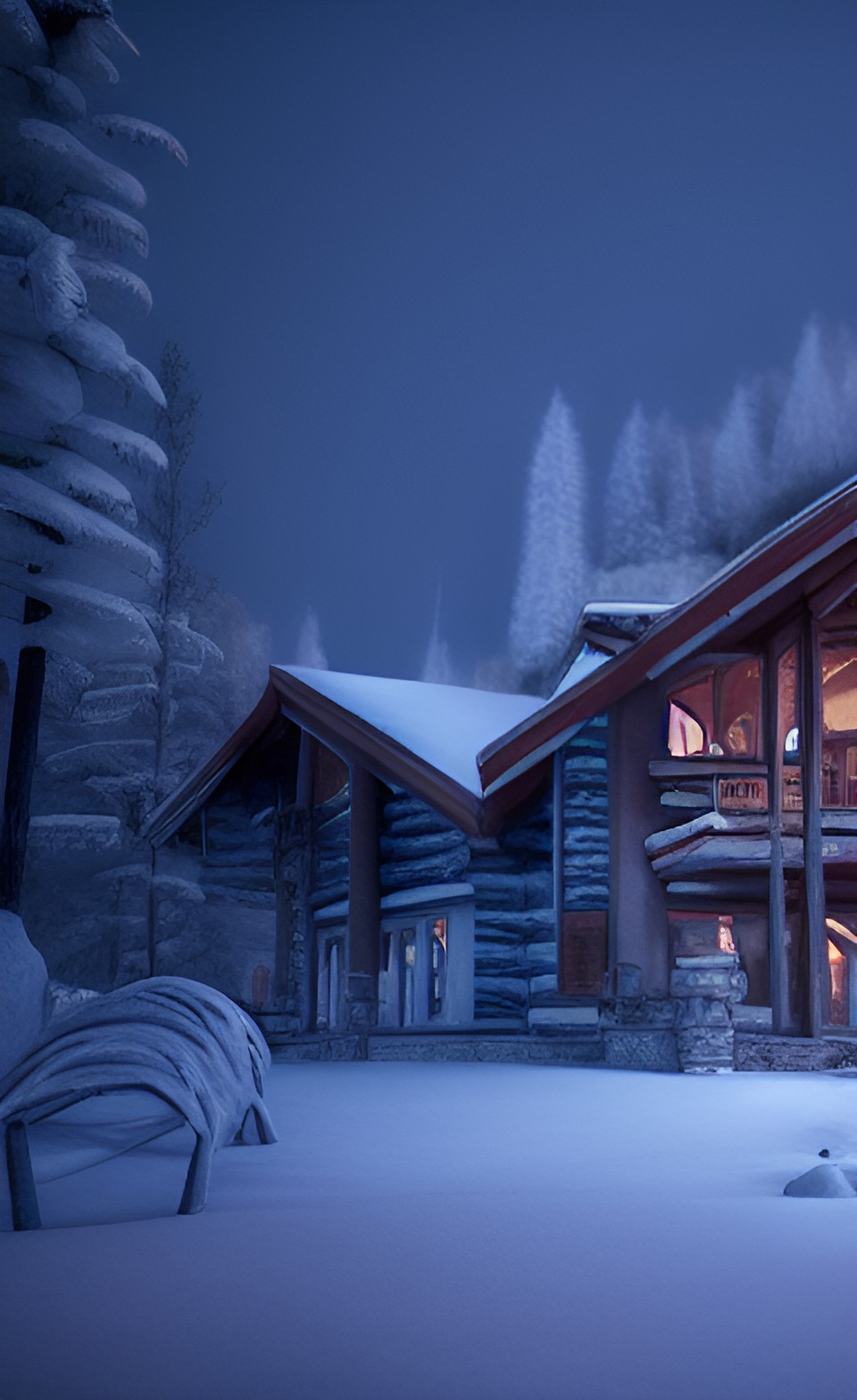 haunted ski lodge preview