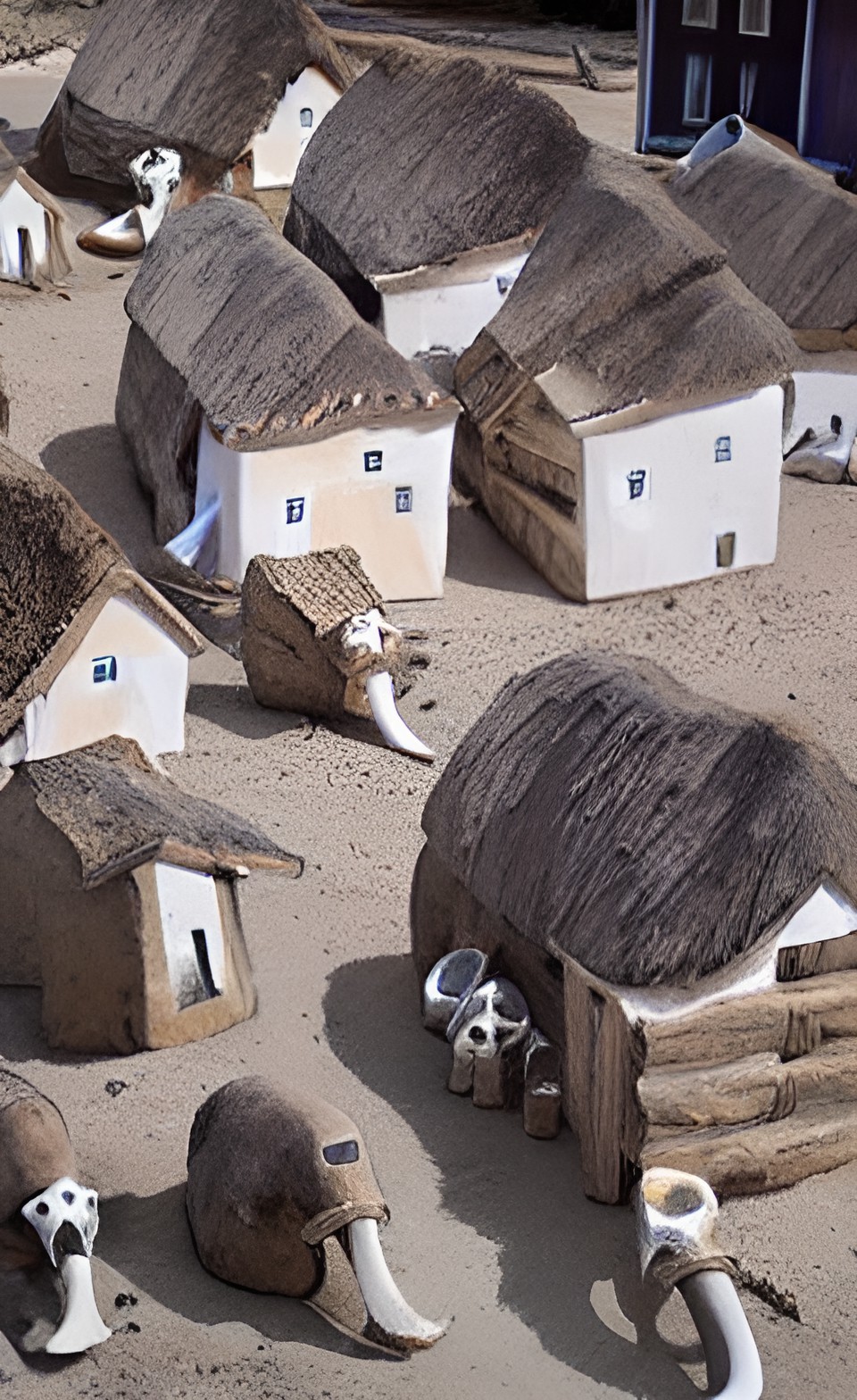 village houses made of mammoth bones preview