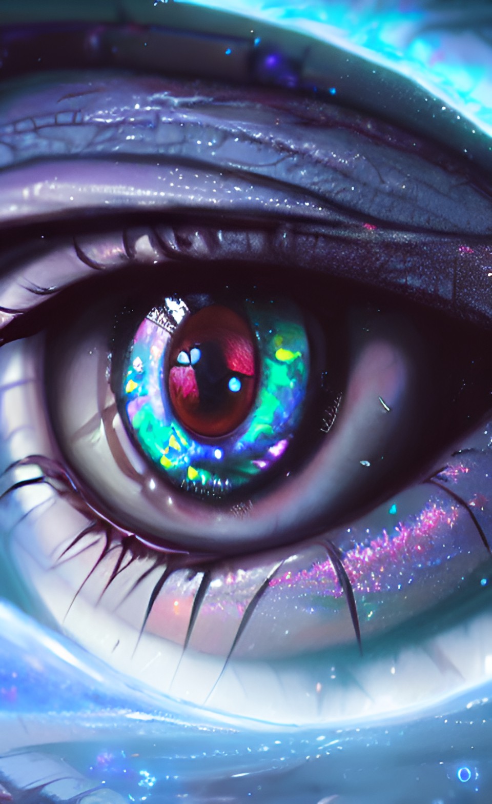 eyeball, galaxy eye, rgb eyeball, opal eye preview