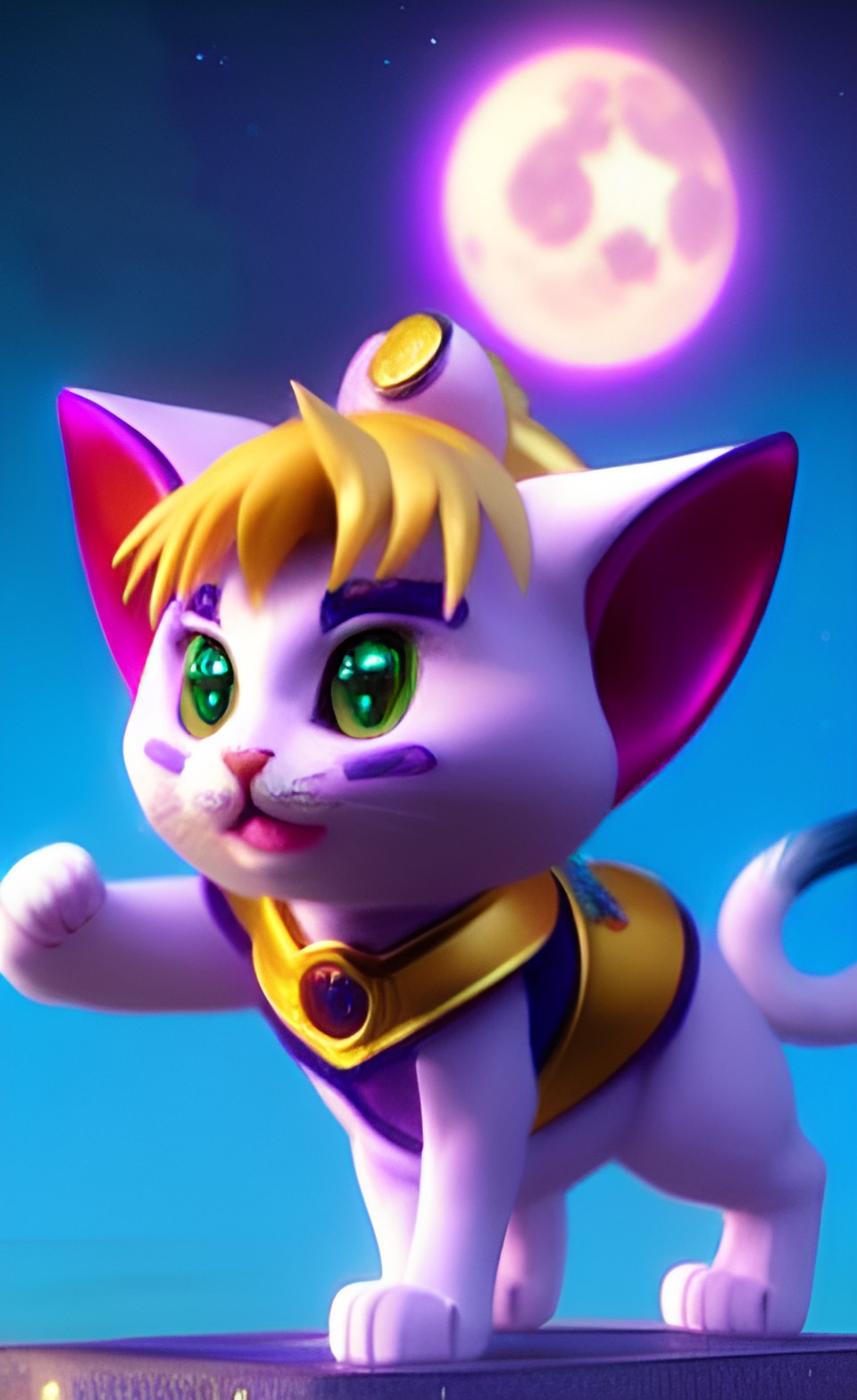 sailor moon kitty preview