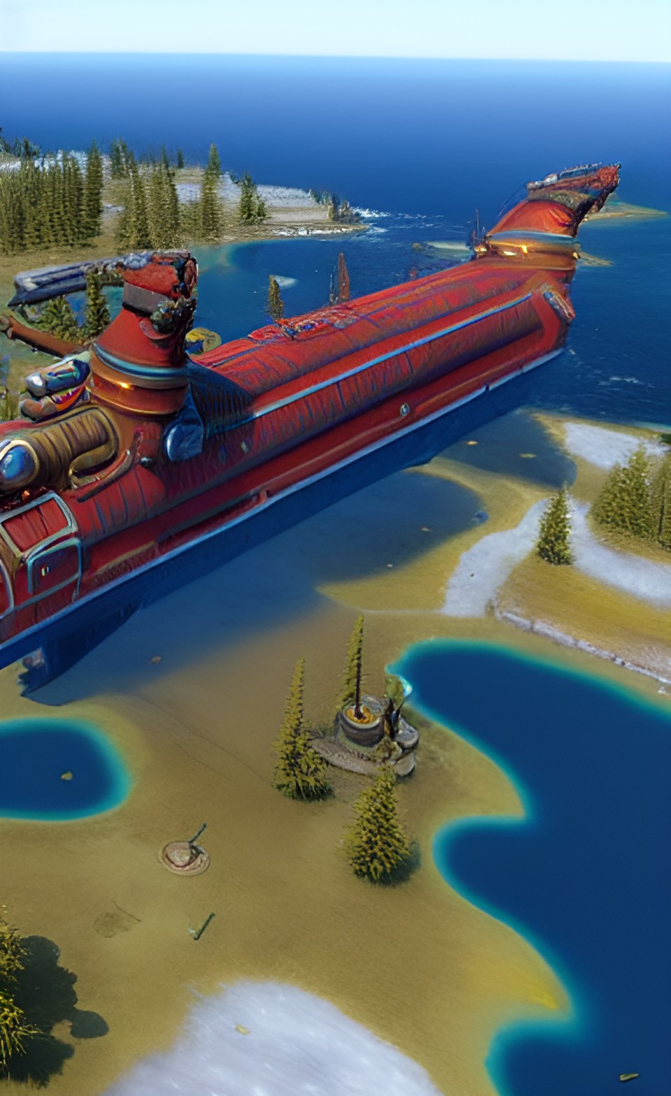 steampunk supertanker preview