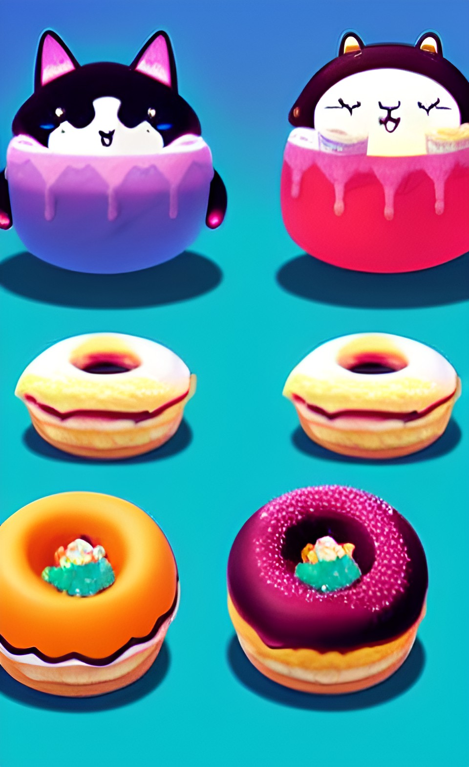 kawaii, pets, cute, menu, donuts, adorable , cute cute preview