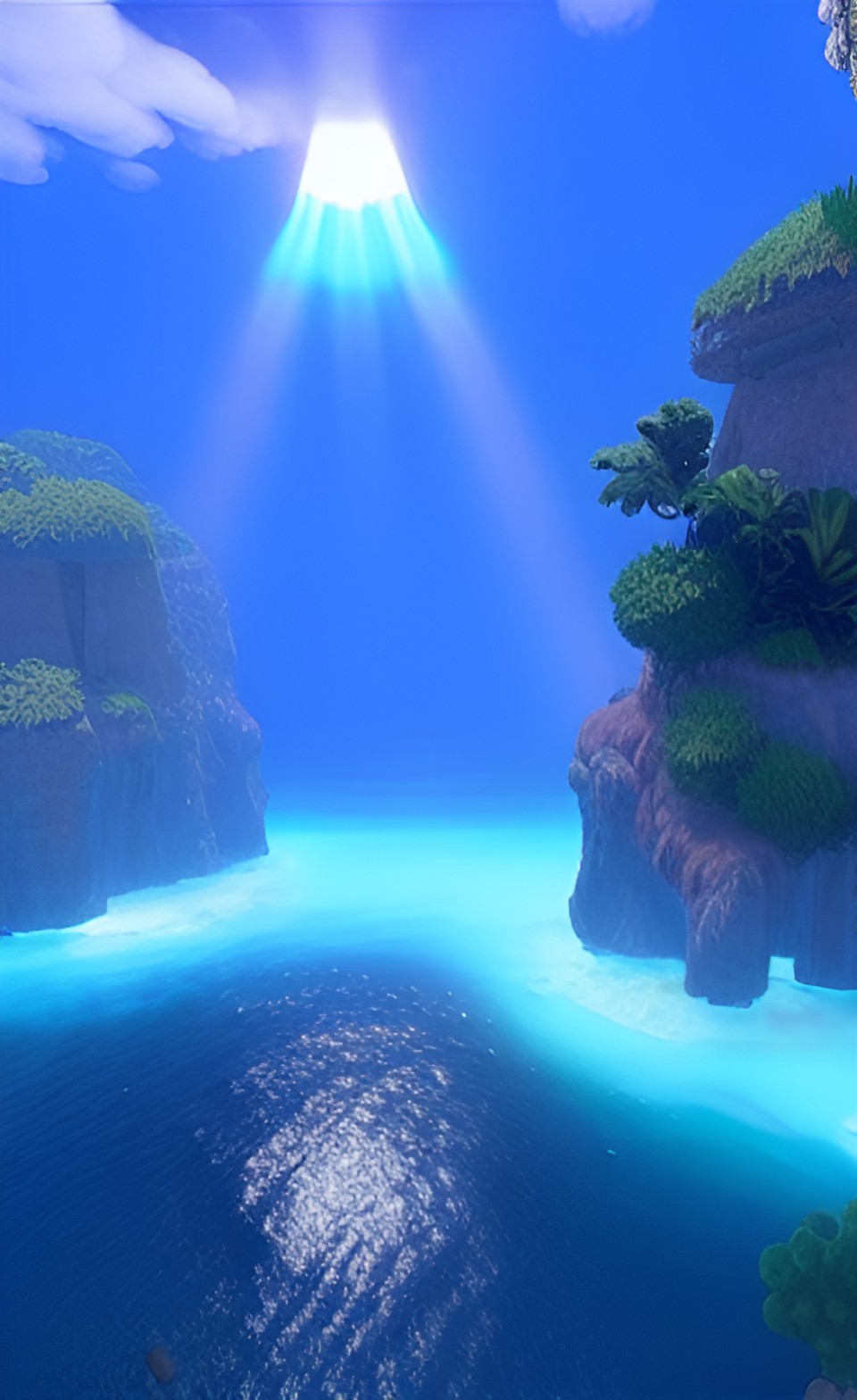 planet blue light waters preview