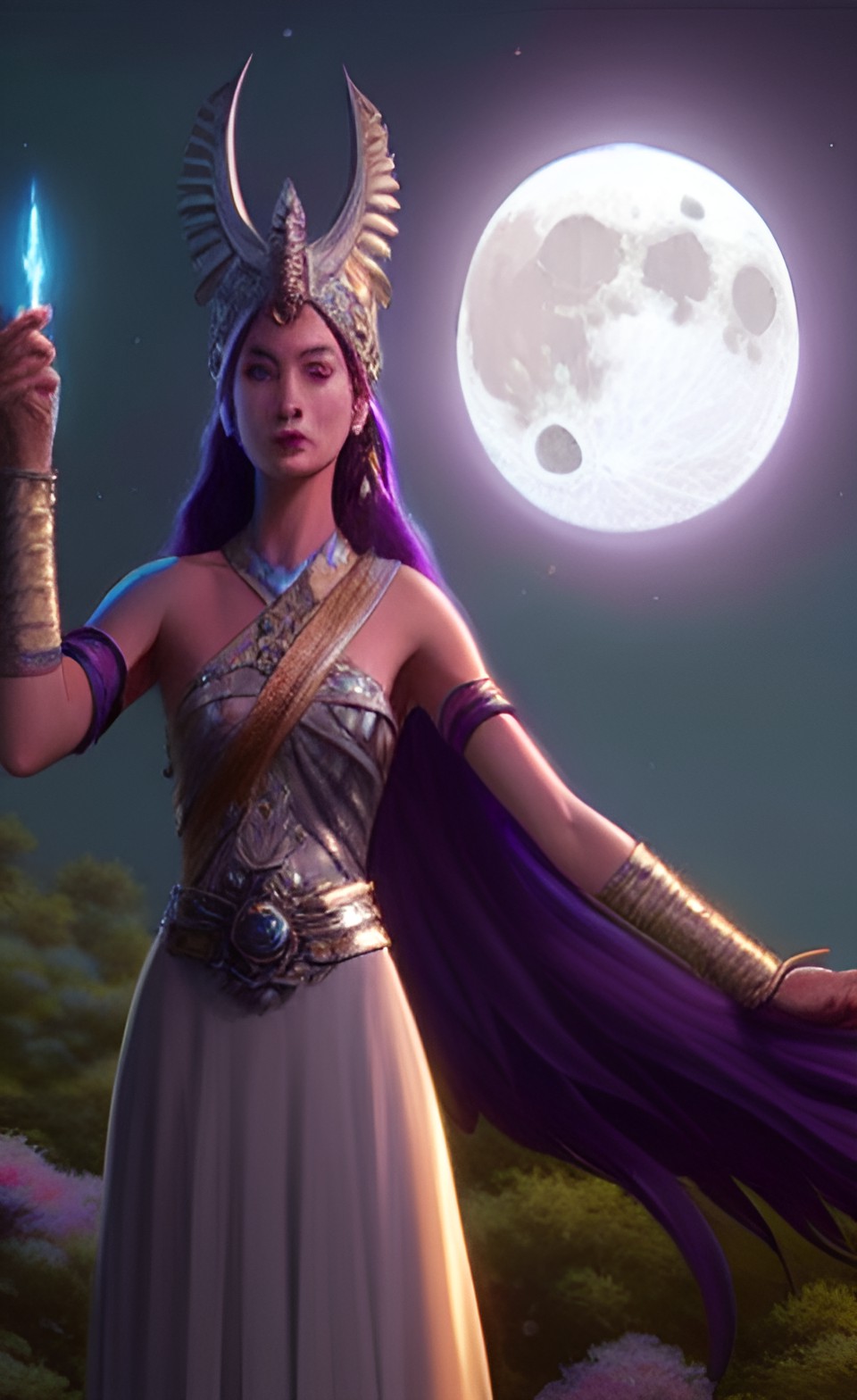 moon goddess, earth goddess, star goddess preview