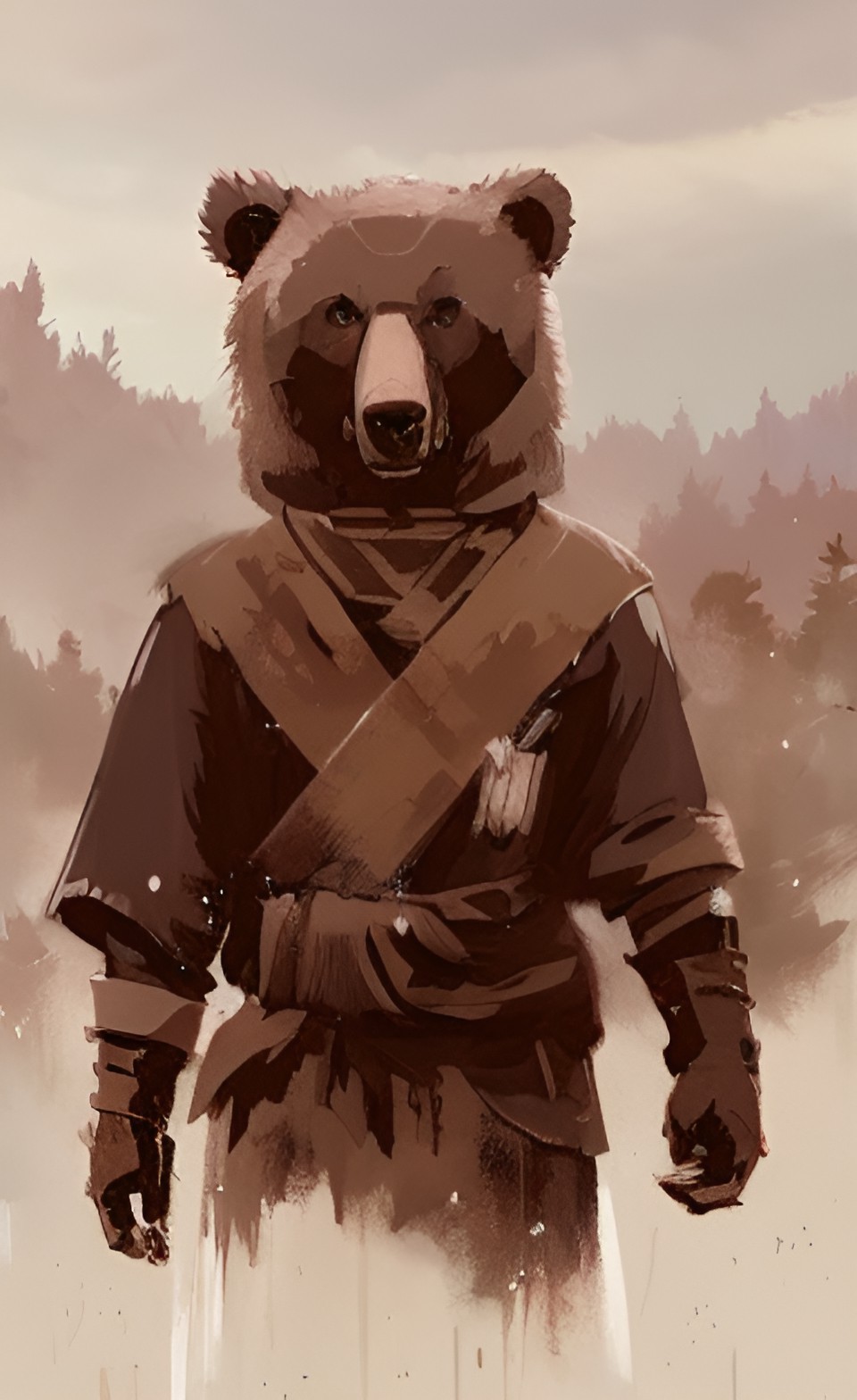 bear samurai preview