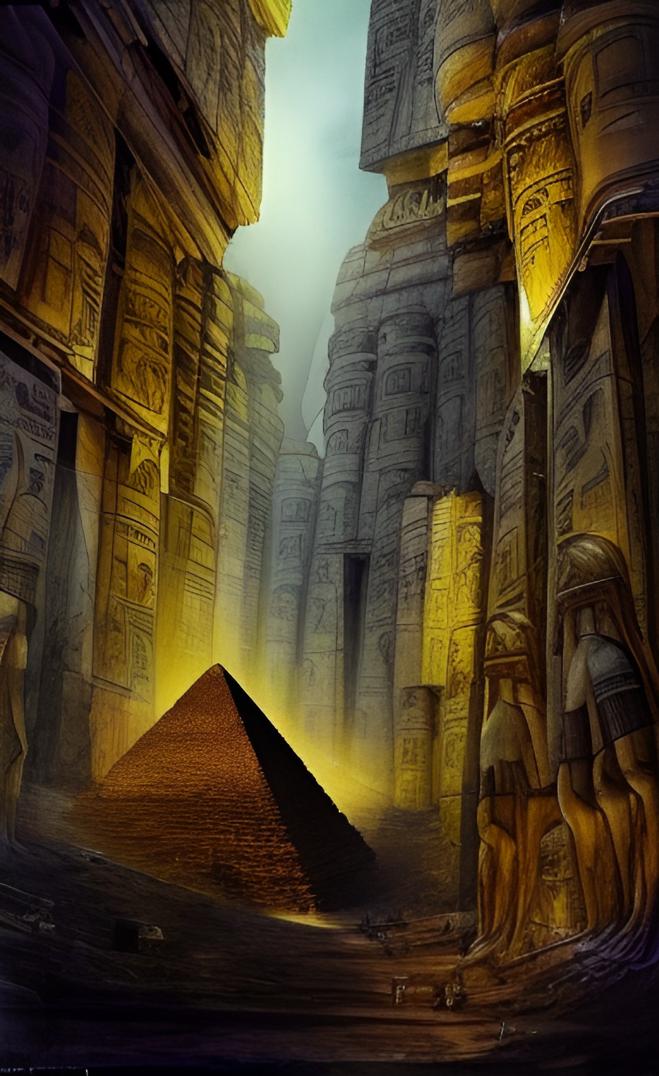 egyptian city and pyramids preview