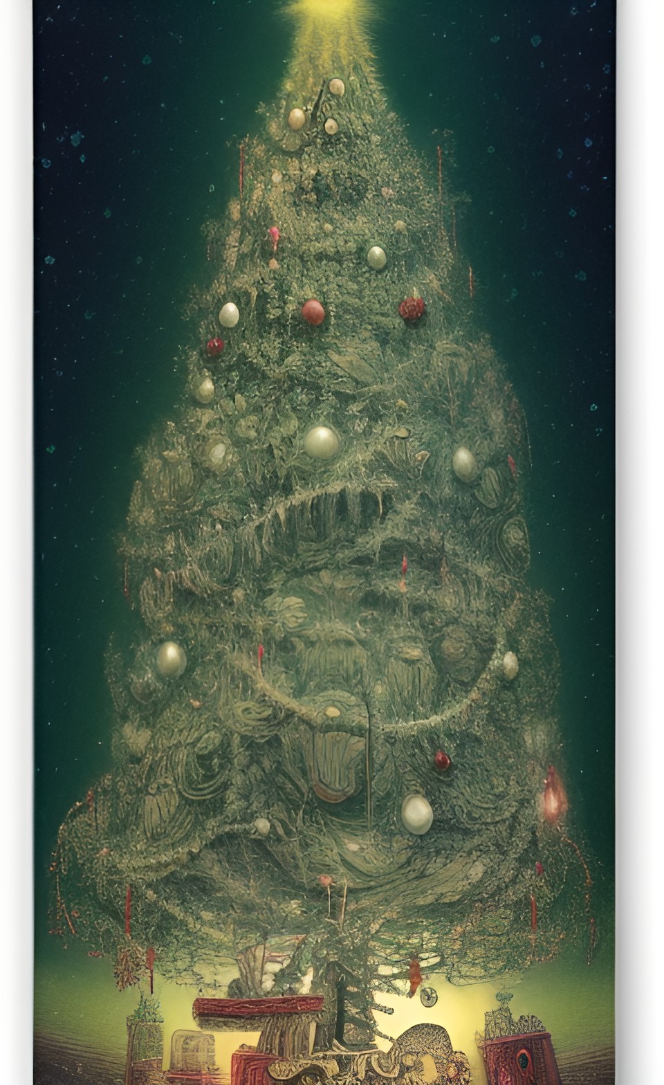 h.r. giger christmas tree preview