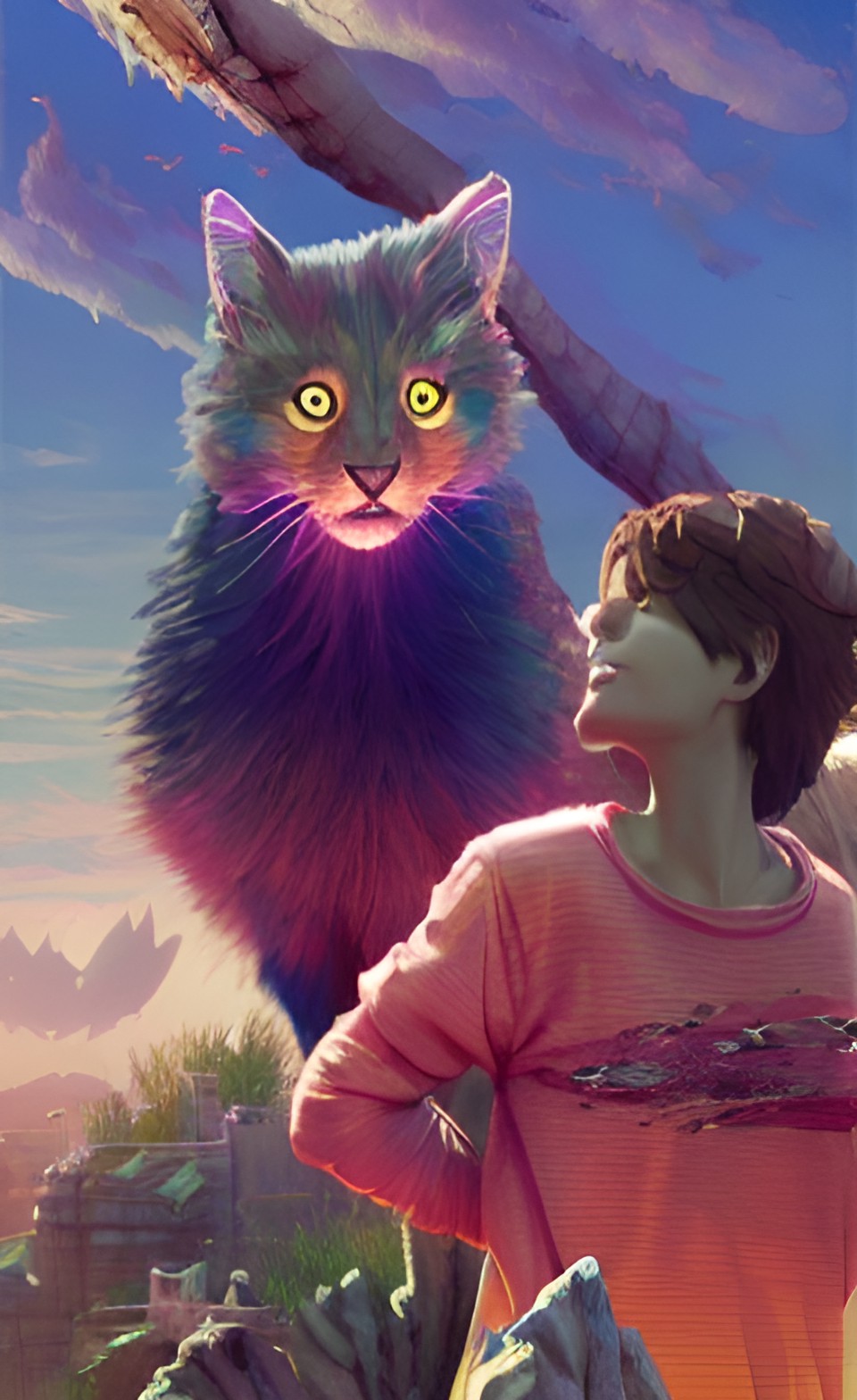 terrifying sky cat preview