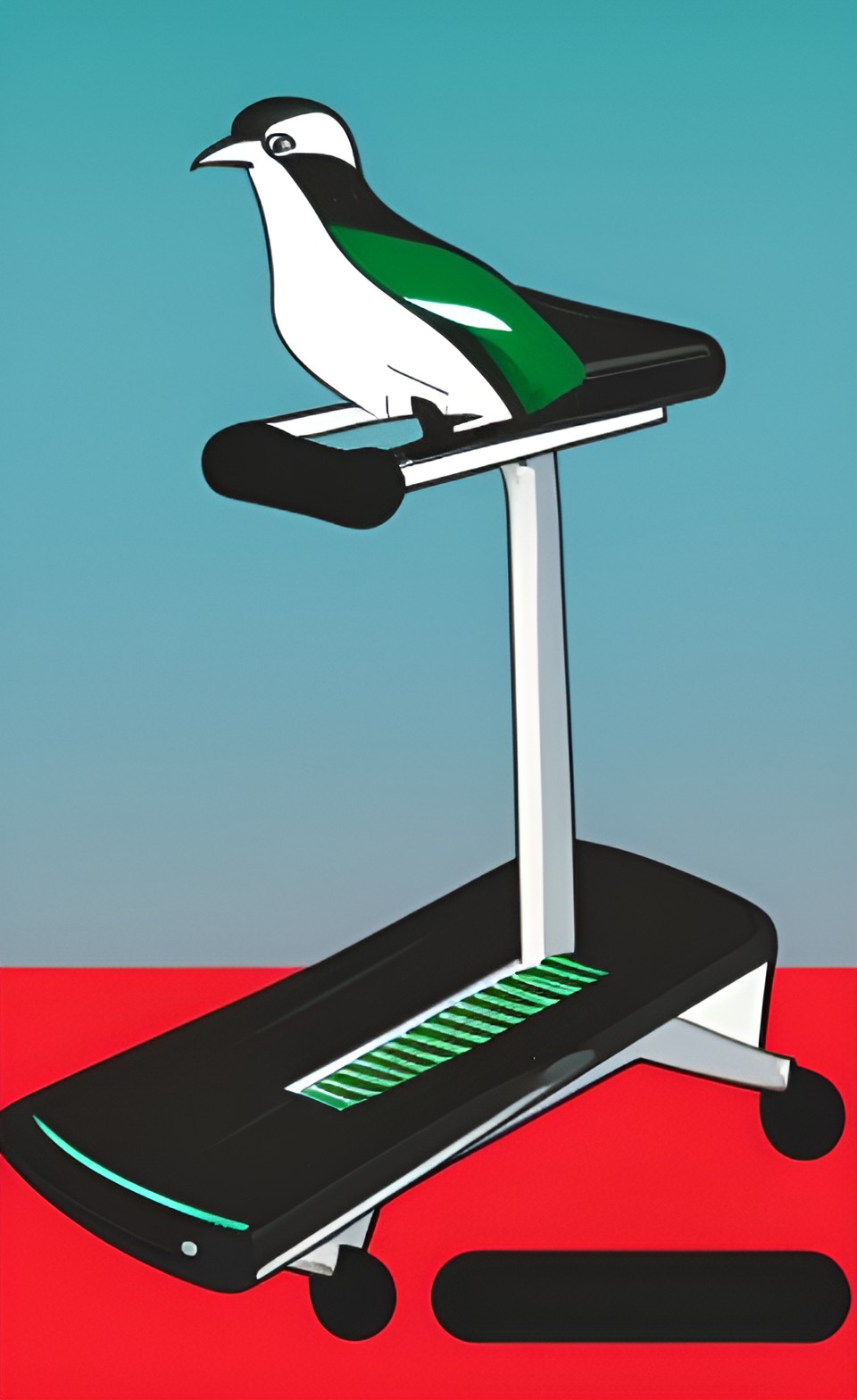 bird on a treadmill preview