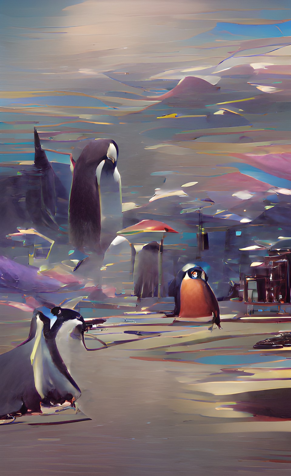 funky penguin preview