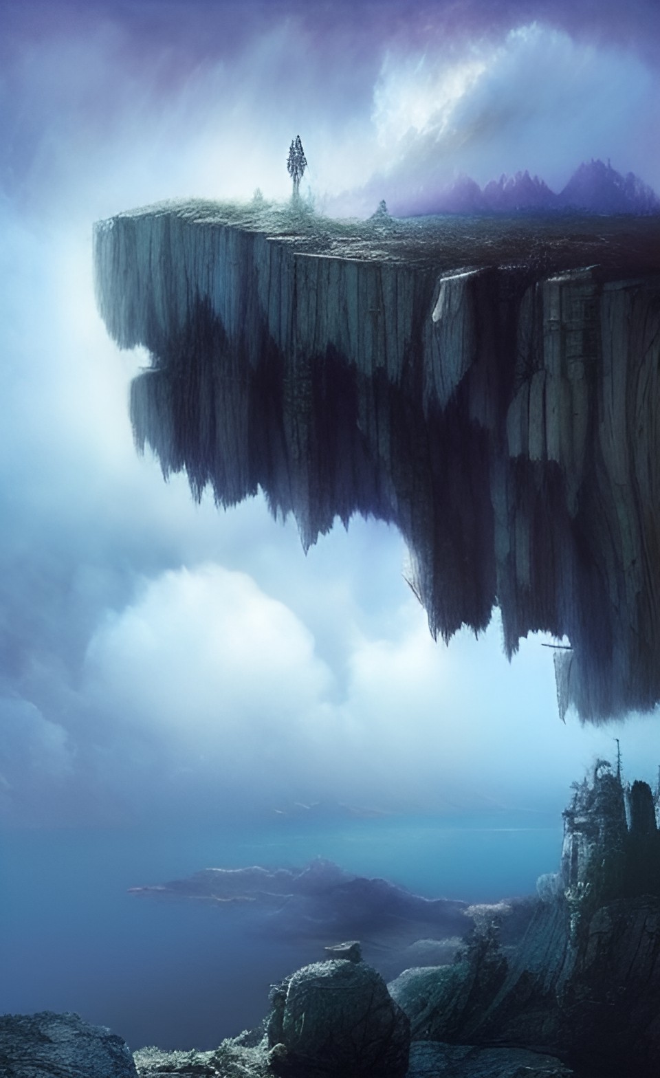 cliffs in the clouds preview