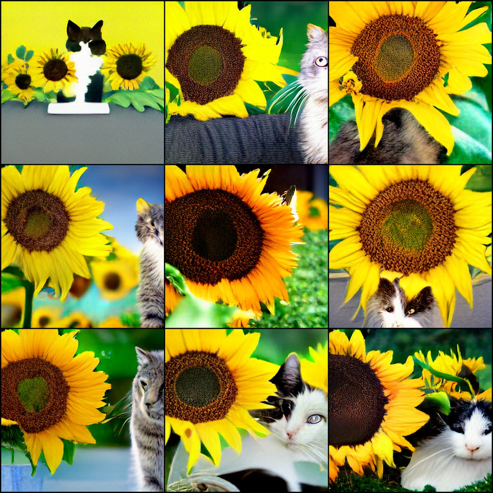 sunflower cat preview