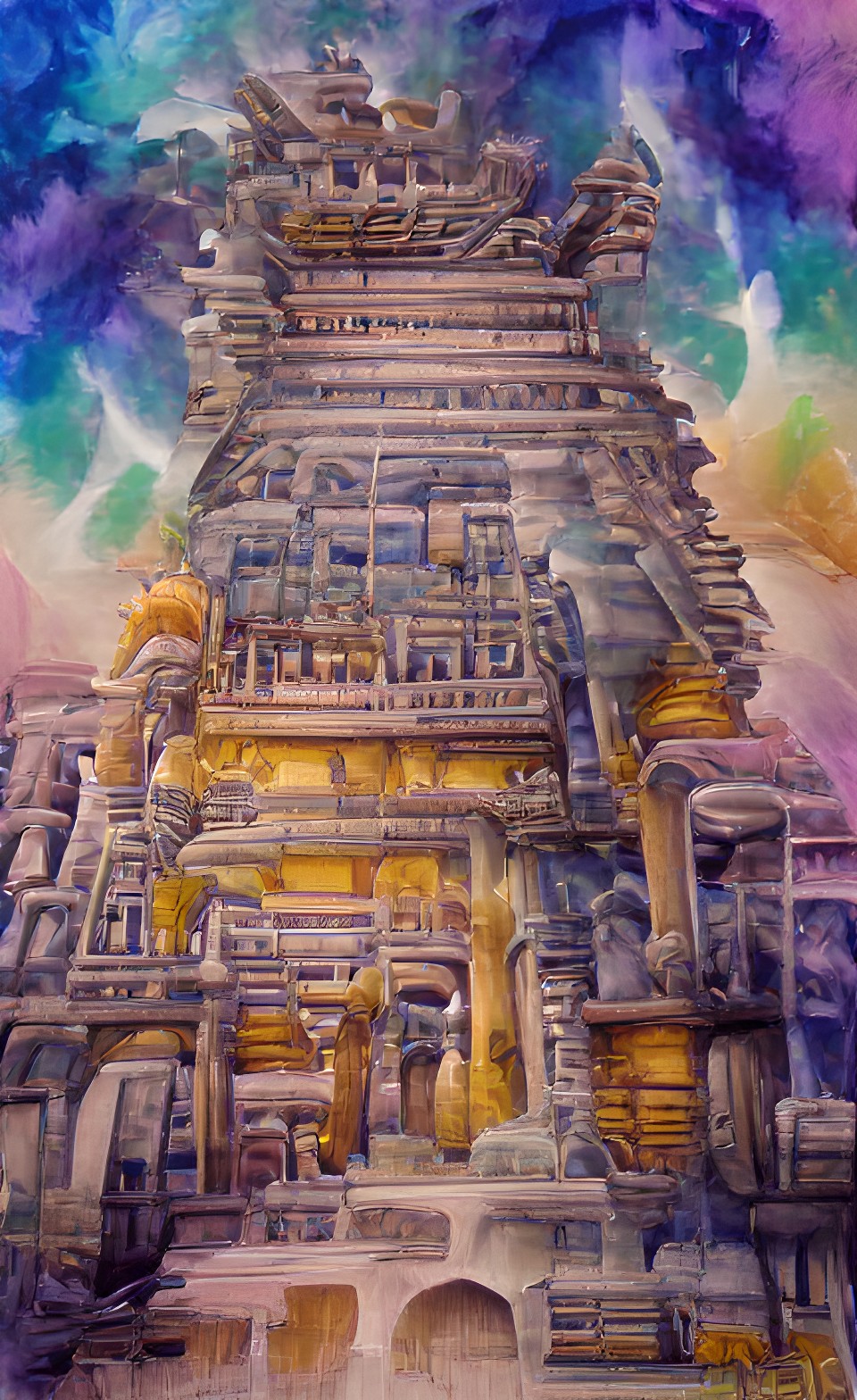 huge intricate temple of the sun preview