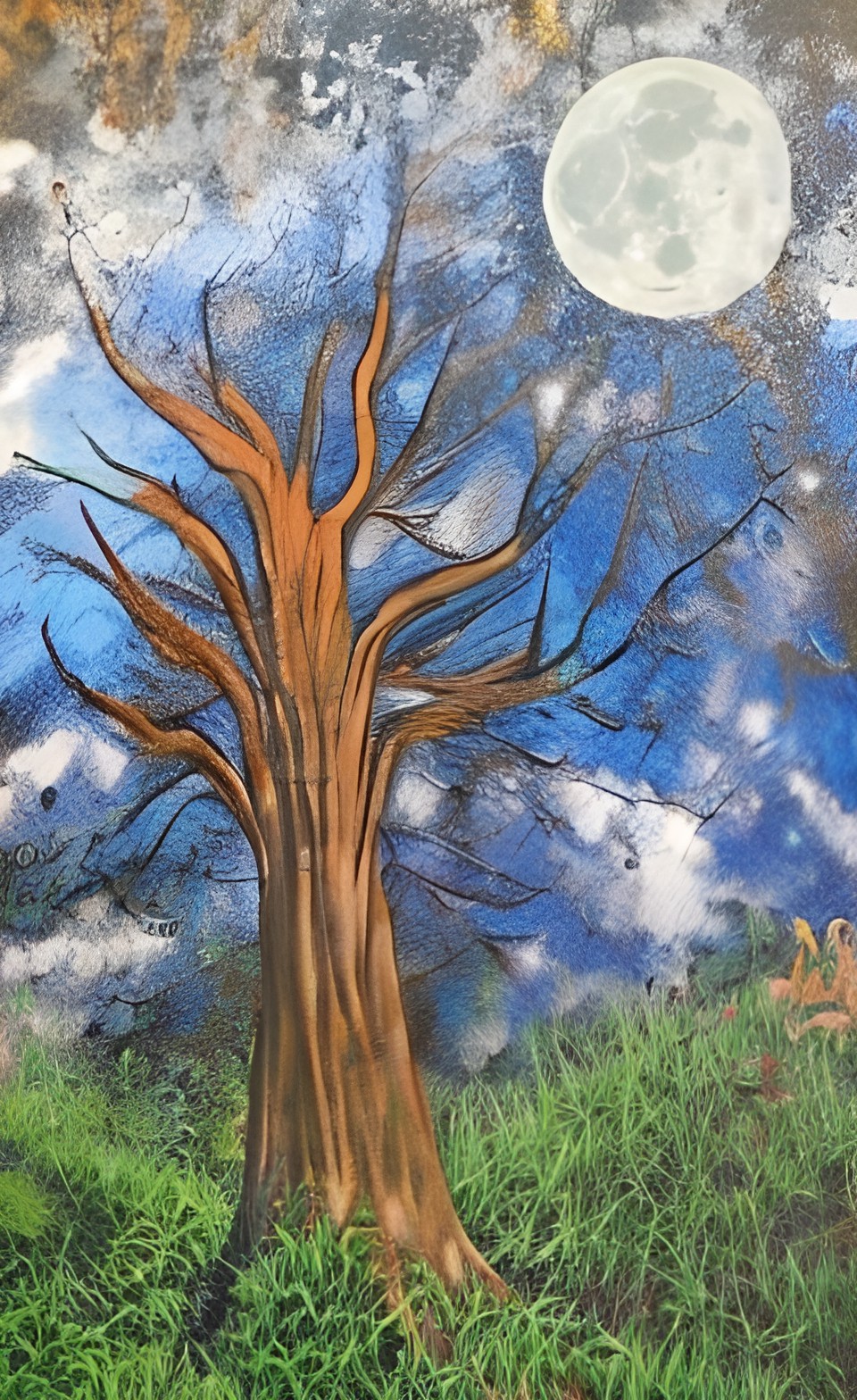 tree, moon preview