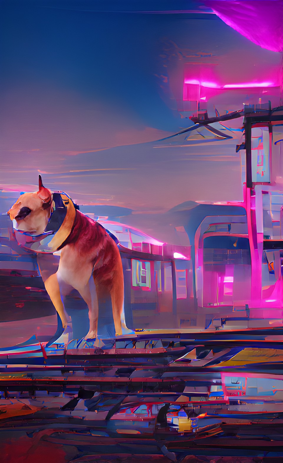 dog on railway, bad neighbourhood preview