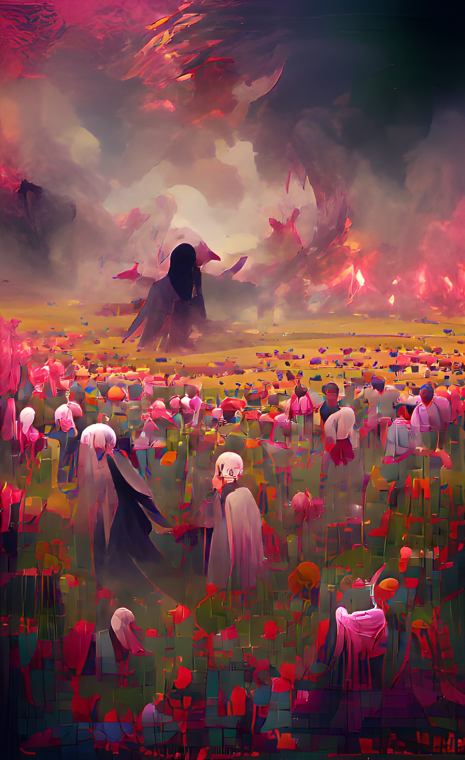 field of flowers, hell, evil preview