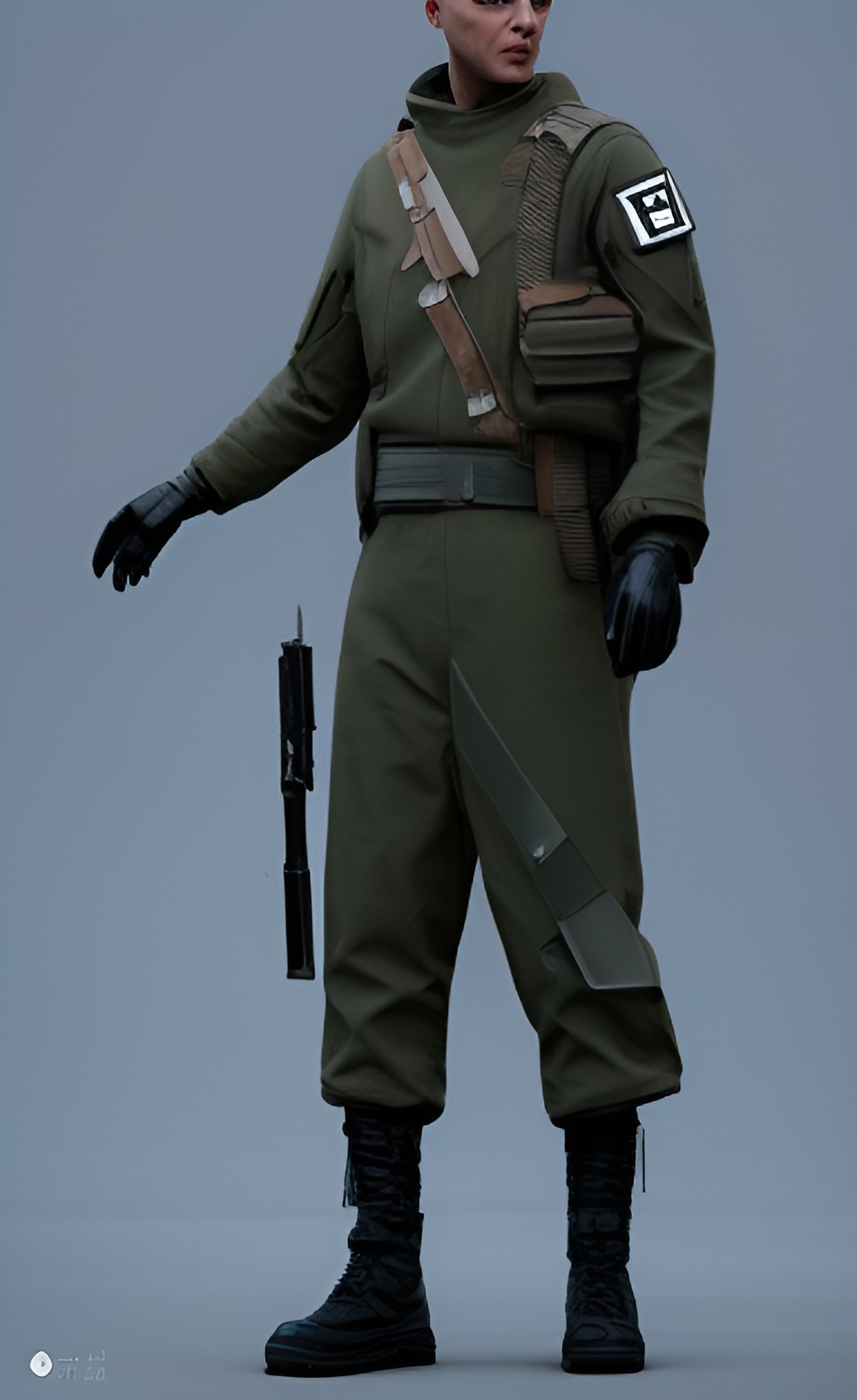 futuristic nazi soldier preview