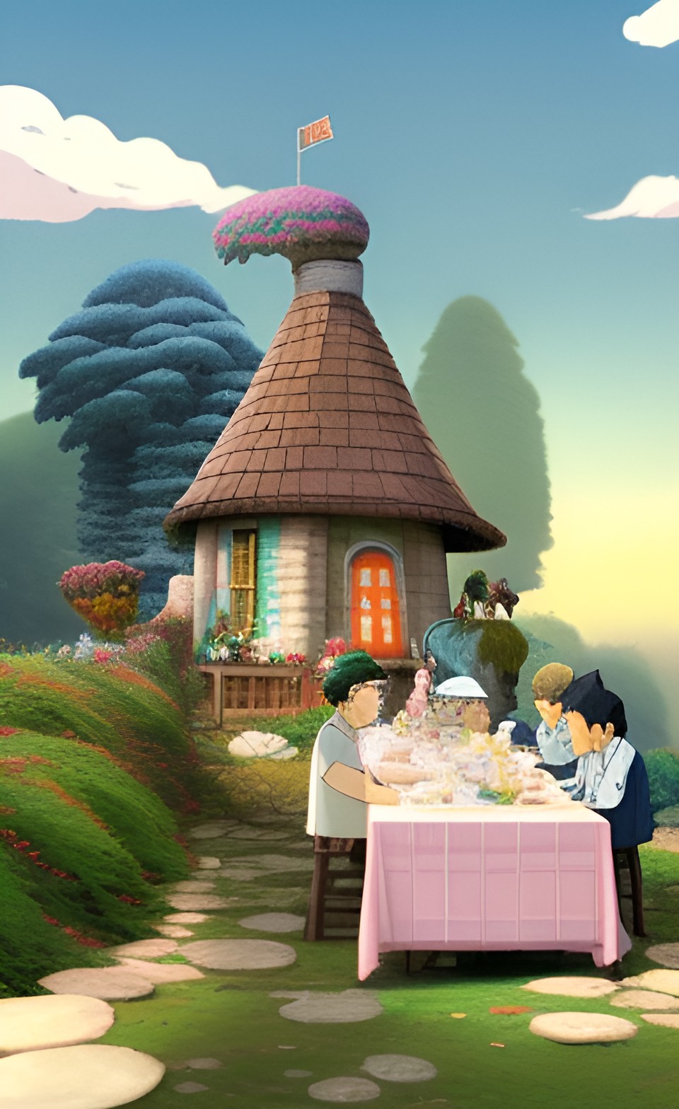 tea party scene preview